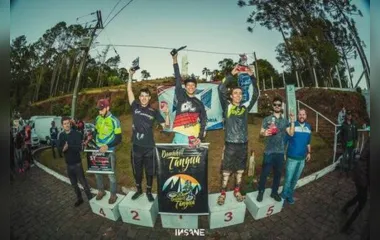 Segunda etapa do Campeonato Paranaense de Downhill foi realizada em União da Vitória - Foto: Divulgação