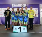Equipe de ciclismo do Colégio Souza Naves, de Rolândia, ficou em primeiro lugar nas duas categorias - Foto: SEED