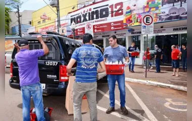 Polícia Civil apreendeu as mercadorias roubadas. Foto: Delair Garcia