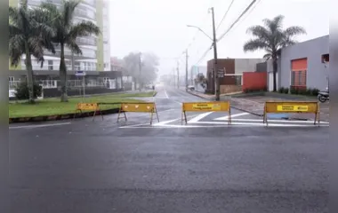 Rua Pavão é interditada por 60 dias para obras de revitalização