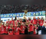 Atlético-PR foi campeão em 2018 com o time de aspirantes — Foto: Albari Rosa/Gazeta do Povo
