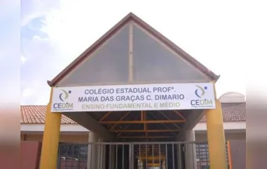 Colégio Estadual Professora Maria das Graças Cavalcante di Mario, localizado em Imbaú, no Paraná.