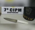 PM de Arapongas prende homem que ameaçou esposa com faca