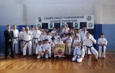 Associação Kime se destaca na Copa Paraná de Karatê no Ginásio do Sesc
