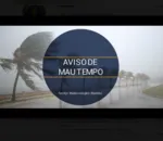 Aviso de mau tempo foi emitido pela Marinha do Brasil na terça-feira (31) (Reprodução/Facebook)